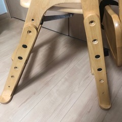 折りたたみ式　ハイローチェアの画像