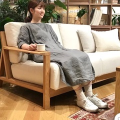 無印良品　2.5シーターウレタンソファの画像