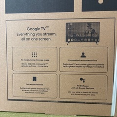 スマートテレビ　GoogleＴＶ　32型の画像