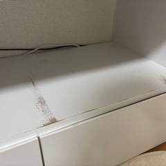 ニトリ　伸縮テレビボード　ホワイトの画像