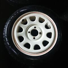 【中古品】DAYTONA【デイトナ】14インチ ホワイトホイールセットの画像