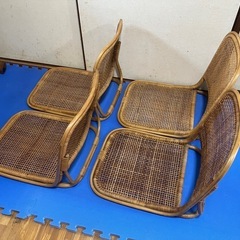 座椅子　4脚セットの画像