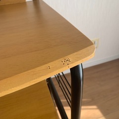 キッチンラック　レンジラック　キャスター、コンセント付きの画像