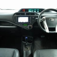 【自社ローン対象】トヨタ アクア 　Ｇ　ソフトレザーセレクション□HV/83000km□の画像