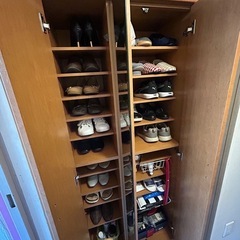 【お引取り限定】　シューズボックス　げた箱　高さ180 　幅74 の画像