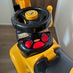 【美品　箱付き】KING SHOVEL ショベルカー　乗用玩具の画像