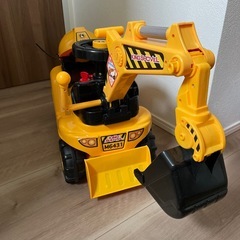 【美品　箱付き】KING SHOVEL ショベルカー　乗用玩具の画像