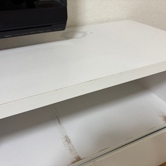 ニトリ　伸縮テレビボード　ホワイトの画像