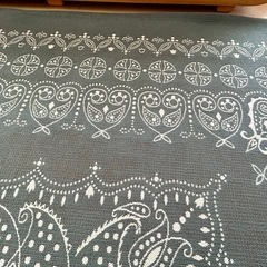 バンダナ柄 ラグマット 200センチ 正方形の画像