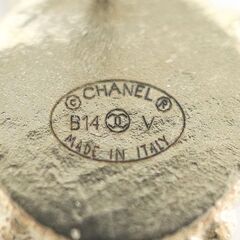 NR61　kr17643tm【CHANEL】 リボン　ココマーク　ピアス　B14Vの画像