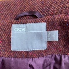 asos コート　差し上げますの画像