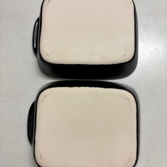 新品・未使用　オーブントースター用グラタン皿２枚セットの画像
