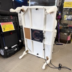 【美品‼️】三栄コーポレーション フレンチカントリー調 120cm幅カジュアルこたつ  家具調コタツ 折りたたみ式 ホワイト♪の画像
