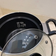 フッ素コート付アルミ厚底鍋差し上げますの画像