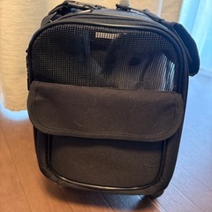 【取引中】ミニチュアダックス用キャリー＆リュック（無料でお譲りします）の画像