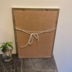 a3白フォトフレーム 木製　12がつから月からの画像