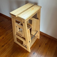 踏み台　木製　3段の画像
