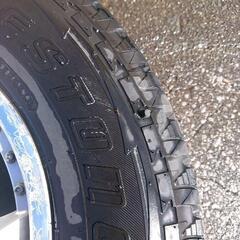 【中古品】クロカン・ウェッズ アドベンチャー16インチ ホイールセット 、BSデューラー-AT-245-70R16の画像