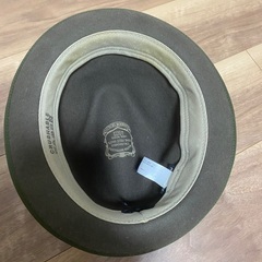 ナノユニバース購入 イタリア製 ウールフェルトハット M/Lサイズ（カーキ系）の画像
