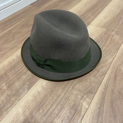 ナノユニバース購入 イタリア製 ウールフェルトハット M/Lサイズ（カーキ系）の画像