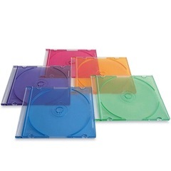 【11/10までの引取】Verbatim BD/DVD/CDケース 20枚 スリムケース5色カラーの画像