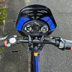 🉐11/1〜PayPay10%還元中＜使用少＞ブリヂストン・エクスプレス 20インチ・ジュニア自転車・シマノ6段シフト 点灯虫ライト、鍵付き ブルーの画像