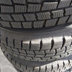 【手渡しのみ】ダンロップスタッドレスタイヤ　155/80R13　4本セット　トヨタパッソに使用していました。　の画像