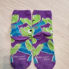 ★リトルグリーンメン★靴下12cmの画像