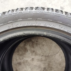 FEDERAL フェデラル スタッドレスタイヤ 245/40R18 2本　7分山　まだまだ使えます。の画像