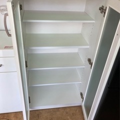 【セール】ニトリ　キッチンカウンター　収納棚25.11.1の画像