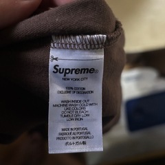 supreme small box logo ls teeの画像