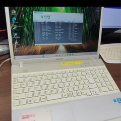 1️⃣SONY VAIO  SSD ノート型パソコンの画像