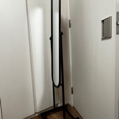姿見　全身鏡 キャスター付き スタンドミラーの画像