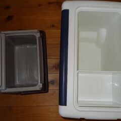 クーラーボックス 大小2つの画像