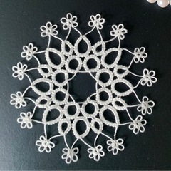 募集中❣️平日夜間 タティングレース教室 （名古屋市中区）の画像