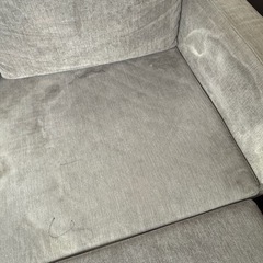 【無料】ニトリ L字ソファベッド✨収納付き・グレー・あきる野引き取り限定の画像