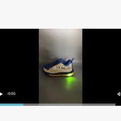 プラレール　靴　光る靴　シューズ15センチの画像