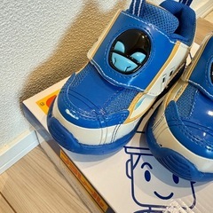 プラレール　靴　光る靴　シューズ15センチの画像