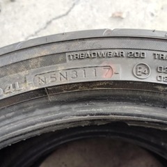 ヨコハマ アドバン ADVAN NEOVA ネオバ AD08R 205/45R17 84W 2本　7分山　まだまだ使えます。の画像