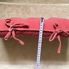 花刺繍　ベルベット 座布団　1の画像