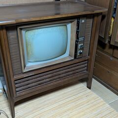 🎀＜アンティーク＞昭和レトロ🎊ブラウン管テレビ📺️✨の画像