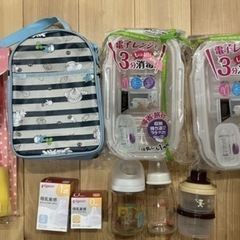 【取引中】搾乳機、哺乳瓶などのセットの画像