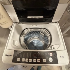 【無料、引き取り可能な方のみ】
洗濯機　 Hisense HW-T55C  の画像