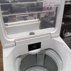 ★リユースのサカイ水戸店★ AQUA 洗濯機 8.0ｋg 19年製 動作確認／クリーニング済み MT6049の画像