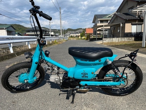 カブ カスタム チョッパー スーパーカブ　110cc ピンクナンバー