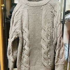 ニットワンピース　Fの画像