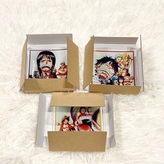 一番くじ ONEPIECE ワンピース ガラスプレート 3点セット の画像