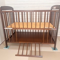 【無料】美品　SAWA BABY ベビーベッドの画像