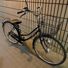 【お取引中)】自転車　黒色　26インチの画像
