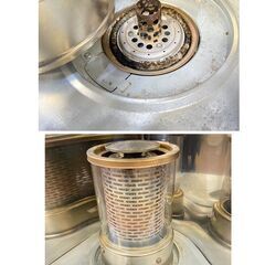 ジ445/ コロナ 石油ストーブ KCP-2216Y しん式 放射形 自然通気形 開放式 暖房器具 CORON 災害時の画像